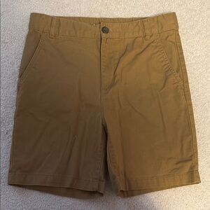 Old Navy Tan Flat Front Shorts Casual Style
